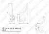 Carlisle Brass Victorian Hat & Coat Hook Satin Nickel - 2