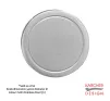 Karcher Design Centred Door Knob - Satin Stainless Steel. EK530 71 - 1