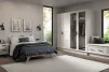 White Grey Matt Dylan 5 Piece MTM Door - Bedroom - 2