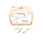 2.5 x 16mm Steel - Countersunk Screws (Box of 1000)
