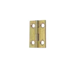 25mm x 18mm Solid Drawn Brass Butt Hinge, Self Colour