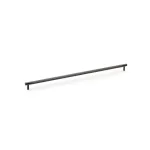 448mm Alexander and Wilks Brunel Knurled T-Bar Cupboard Pull Handle - Dark Bronze PVD