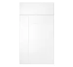 Buckingham / White Ash 5 Piece Stock Door