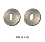 Tactil Escutcheons (PAIR) - Antique Brass