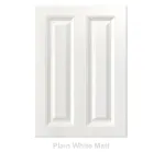 18mm Vinyl Door/Drawer Front - Plain White Matt
