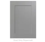 18mm Vinyl Door/Drawer Front - Dust Grey Supermatt
