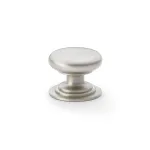 38mm Alexander and Wilks Waltz Cupboard Knob - Satin Nickel