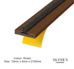 10mm Fire & Smoke Intumescent Seal - Brown