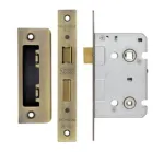 65mm (2½") Contract Bathroom Lock Florentine Bronze
