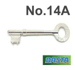 No.14 Basta 2 Lever Sashlock Key - Spare Keys for Basta Locks