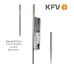 KFV French door lock for shootbolts, No deadbolt or latch