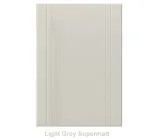18mm Vinyl Door/Drawer Front - Light Grey Supermatt