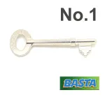 No.1 Basta 2 Lever Sashlock Key - Spare Keys for Basta Locks