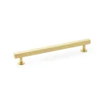 192mm Alexander and Wilks Square T-Bar Cupboard Pull Handle - Satin Brass