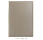 18mm Vinyl Wrapped Door/Drawer Front - Stone Grey Matt