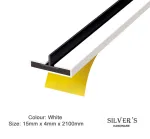 15mm Fire & Smoke Exiblade Intumescent Seal - White