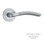 Amalfi Lever on Rose Door Handles Fortessa