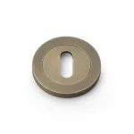 Alexander and Wilks Standard Profile Concealed Fix Escutcheon - Italian Brass