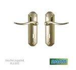 Basta Belair Door Handle - Polished Brass