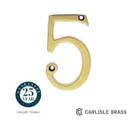 76mm Numeral PVD Stainless Brass