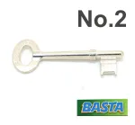 No.2 Basta 2 Lever Sashlock Key - Spare Keys for Basta Locks