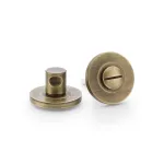 Alexander and Wilks Plain Thumbturn and Release - Antique Brass