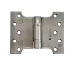 102 x 127 x 3.5mm (4x3x5) Grade 13 Parliament Hinges - Satin Stainless Steel
