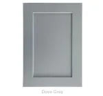19mm Solid Ash Door/Drawer Front - Painted Dove Grey