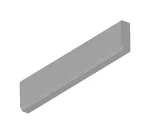 Tippo Shaker Pelmt - Dust Grey Supermatt - 3660 x 60mm