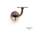82mm Heavyweight Handrail Bracket - Antique Brass