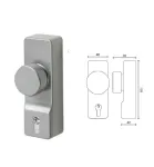 Exidor 302 Knob Operated OAD c/w Euro Cylinder