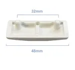 5mm White Cockspur Wedge for Upvc/Aluminium Windows