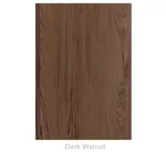 18mm Vinyl Door/Drawer Front - Dark Walnut