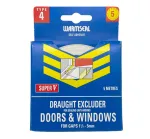 WARMSEAL Self Adhesive 'V' Seal (x 5m) White
