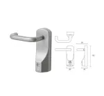 Exidor 322 Lever Operated OAD C/W Euro Cylinder
