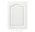 18mm Vinyl Door/Drawer Front - Plain White Matt