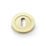 Alexander and Wilks Standard Profile Concealed Fix Escutcheon - Satin Brass PVD