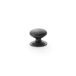 25mm Alexander and Wilks Waltz Cupboard Knob - Black