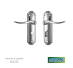 Basta Belair Bathroom Handle - Polished Chrome