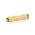 203mm Alexander and Wilks Quantock Cup Handle - Satin Brass PVD