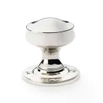 Alexander and Wilks Harris Mortice Door Knob - Polished Nickel