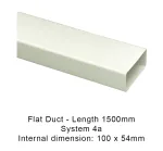 System 4a - Flat Duct, Length 1500mm