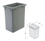 Replacement 35/38L Bin For HAFELE Pull-Out Euro Cargo Bins