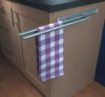 Aluminium Towel Rail - 2 Rails