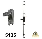 Kirkpatrick Black Malleable Iron Espagnolette