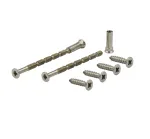 Spare Fixing Pack - suitable for ZCS, ZCS2, ZCS316 and Vier Levers M4 bolt - Zoo Hardware