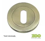 ZPZ Escutcheon Keyhole Profile - Florentine Bronze
