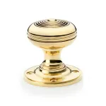 Alexander and Wilks Christoph Mortice Door Knob - Unlacquered Brass