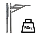 Pair of Atlas Heavy Duty Egress Hinges - 400mm 50KG