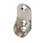 Oval Wardrobe Rail End Support